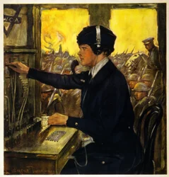 YWCA Telephone Operator, c.1918